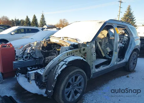 2022 Ford Explorer Xlt z USA, uszkodzony, nr VIN 1FMSK8DH5NGC37191